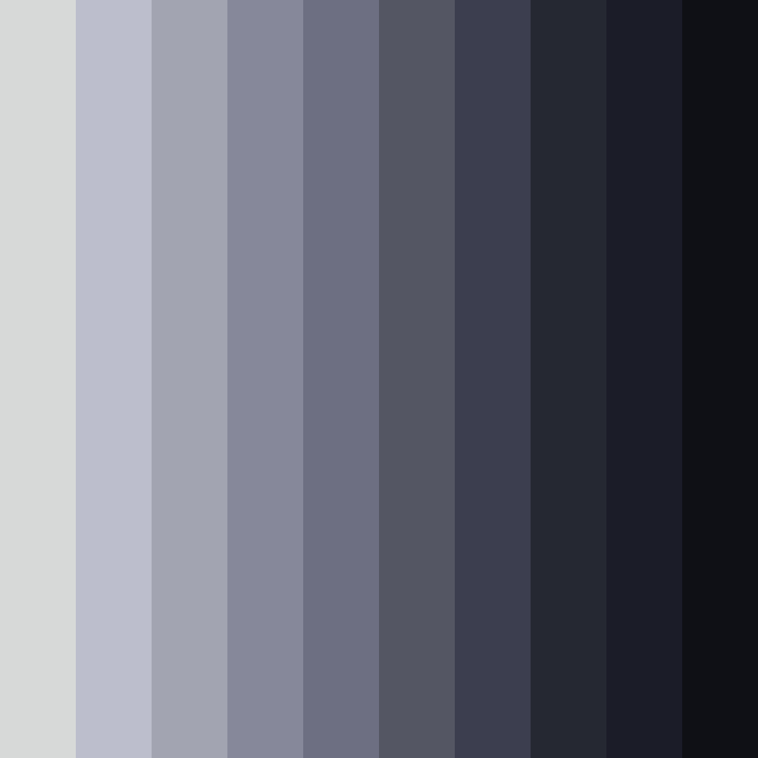 Download moonlit shadows color palette PNG image (square)