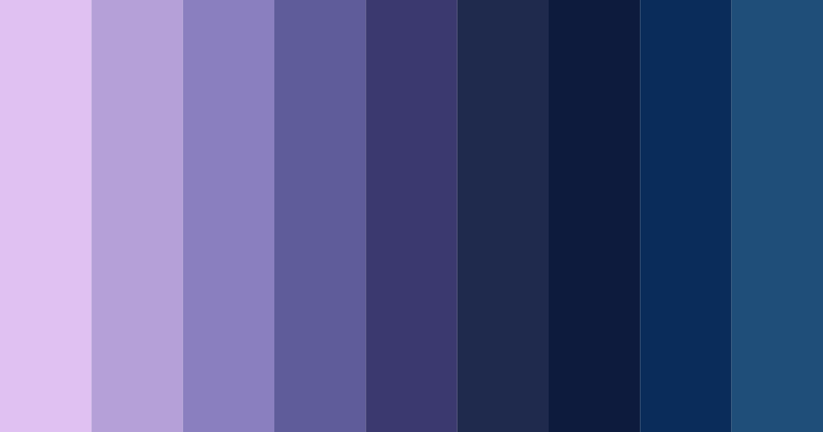 Download cosmic reverie color palette PNG image (landscape)