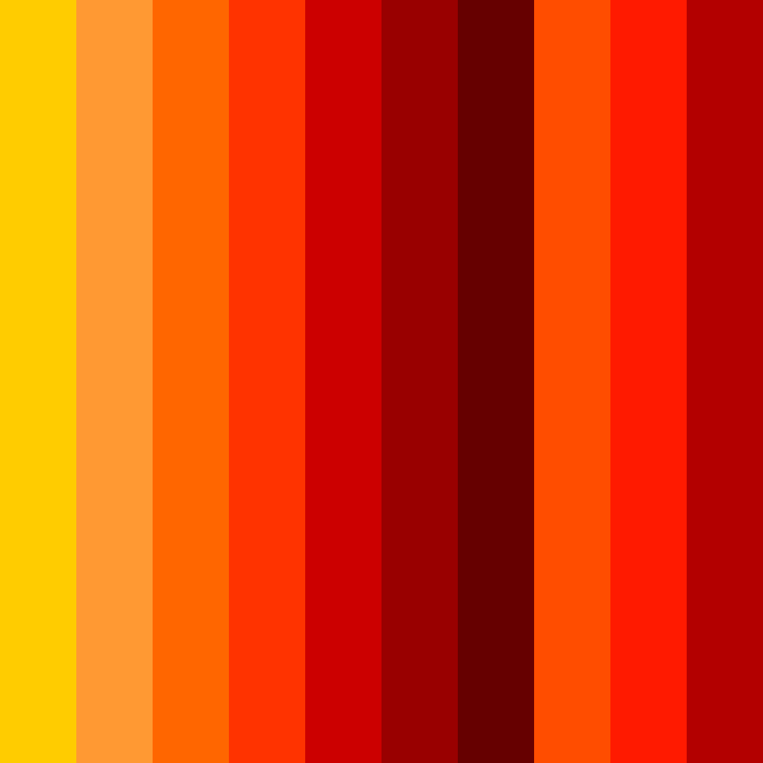 Download fiery red color palette PNG image (square)