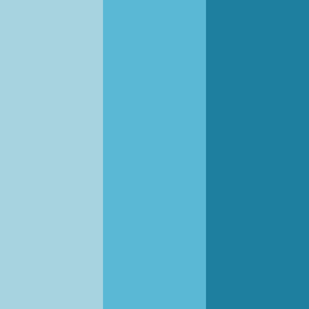 Download aqua serenade color palette PNG image (square)