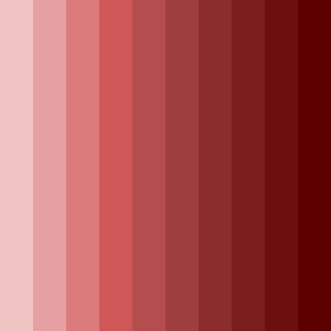 Download shades of maroon color palette PNG image (square)