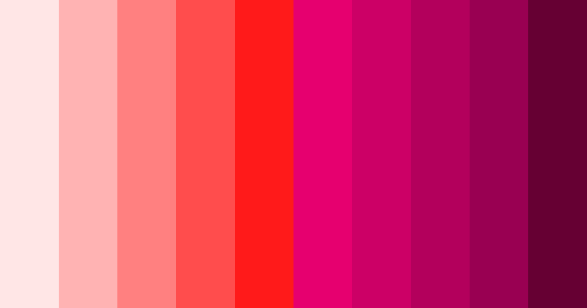 Download crimson blush color palette PNG image (landscape)