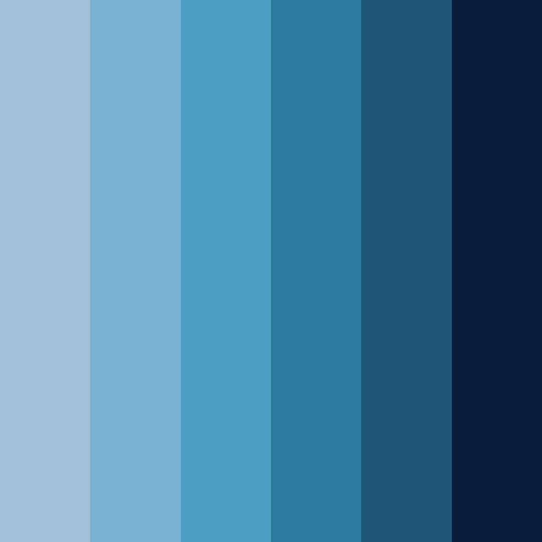 Download deep ocean dreams color palette PNG image (square)