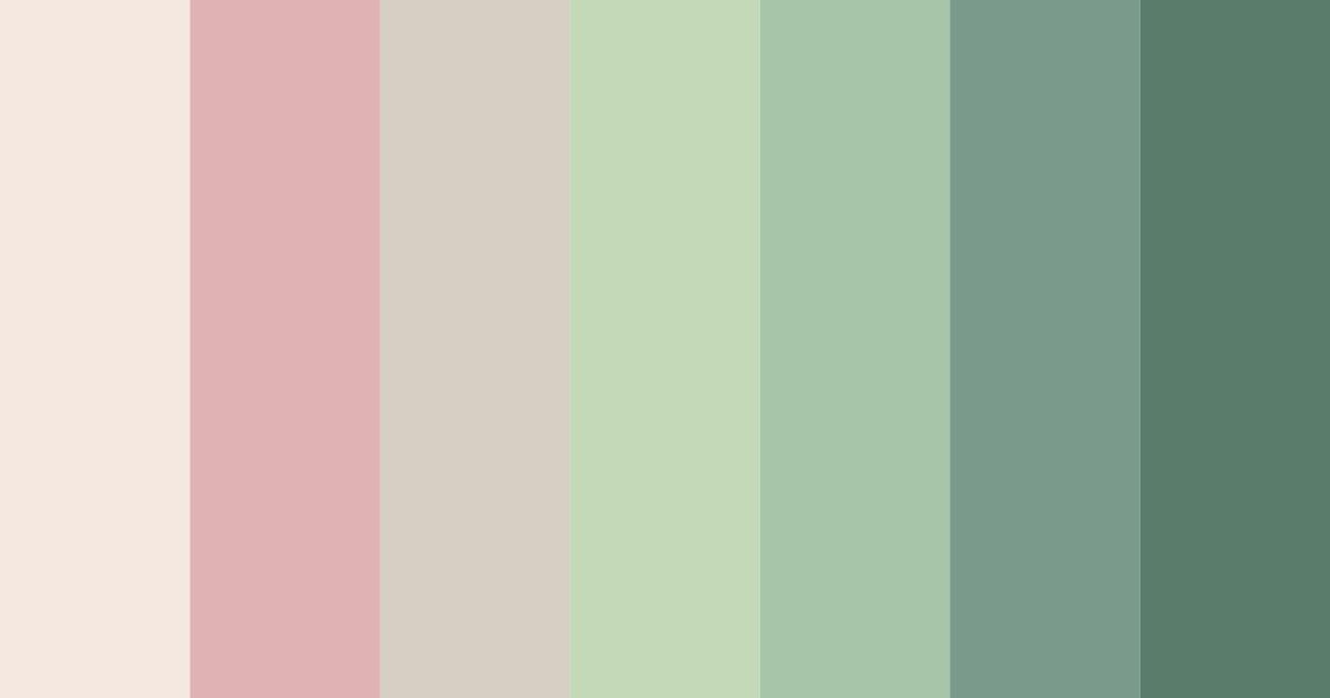 Download whimsical garden color palette PNG image (landscape)