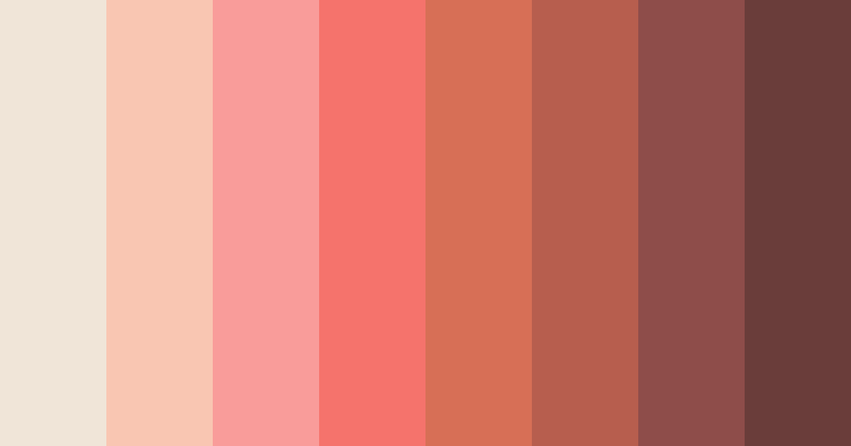Download warm pink color palette PNG image (landscape)