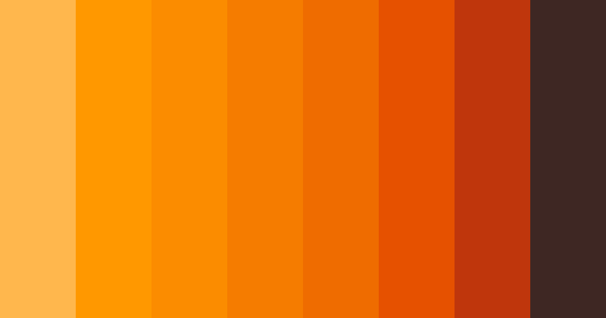 Download citrus sunset color palette PNG image (landscape)