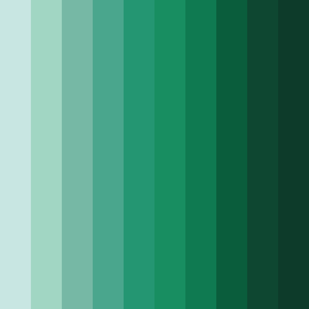 Download verdant oasis color palette PNG image (square)