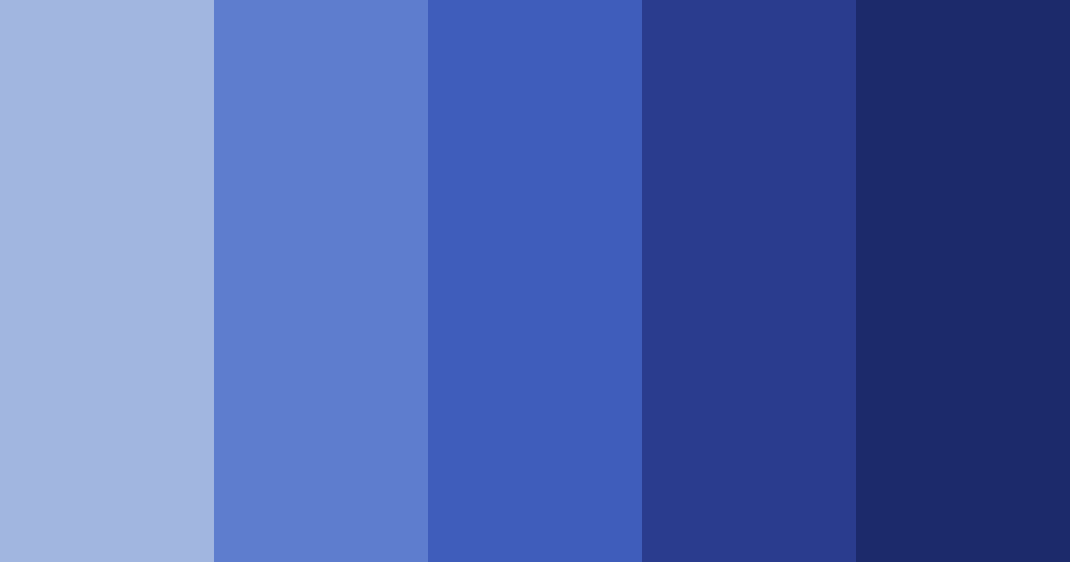 Download celestial blues color palette PNG image (landscape)