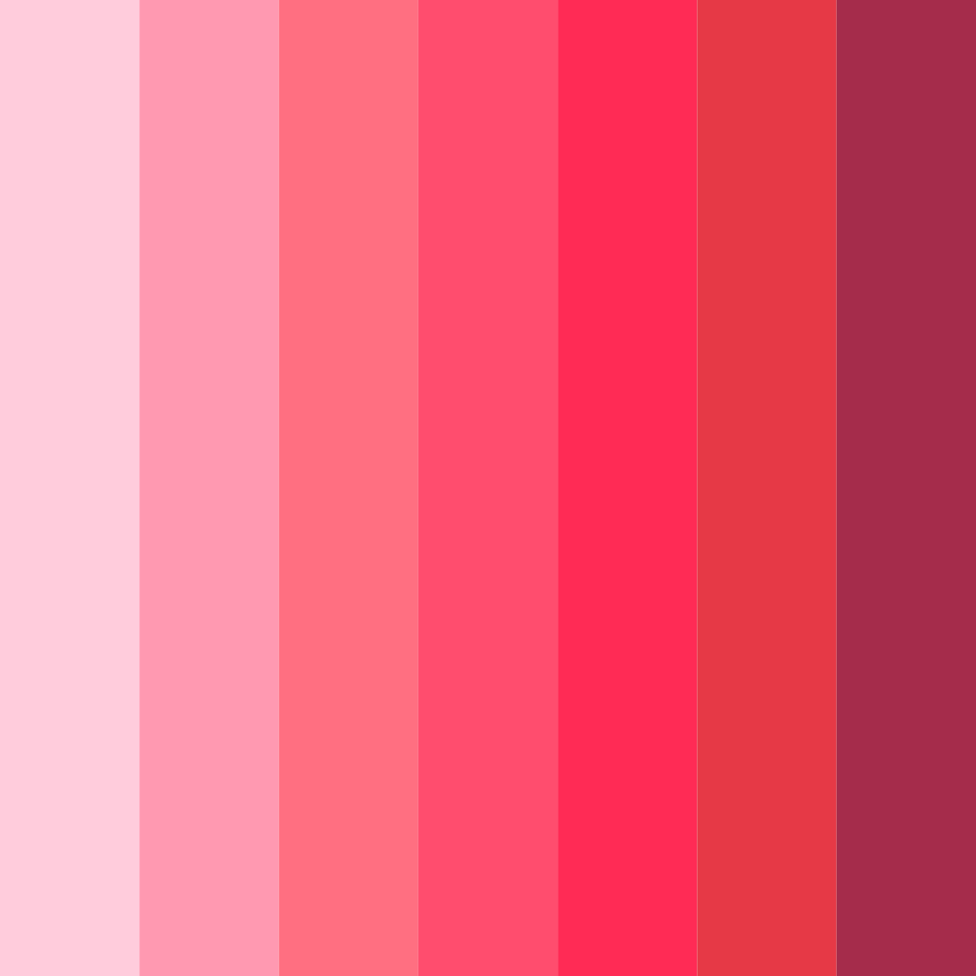 Download vibrant pink color palette PNG image (square)