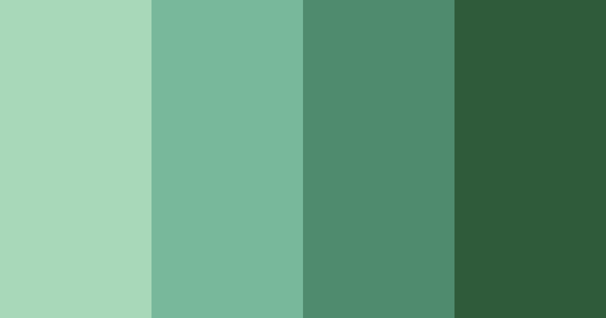 Download emerald enchantment color palette PNG image (landscape)