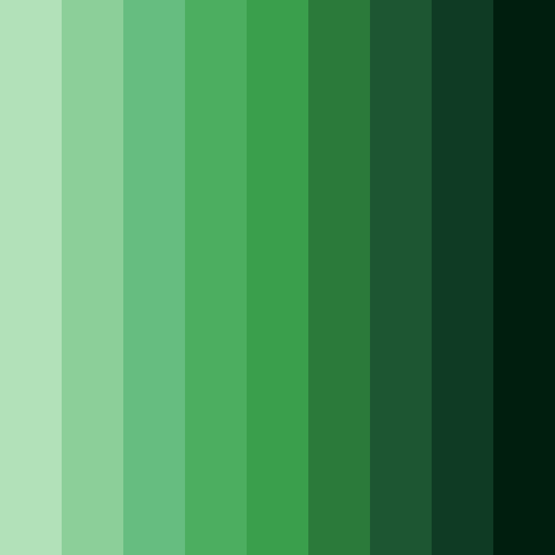 Download emerald shadows color palette PNG image (square)