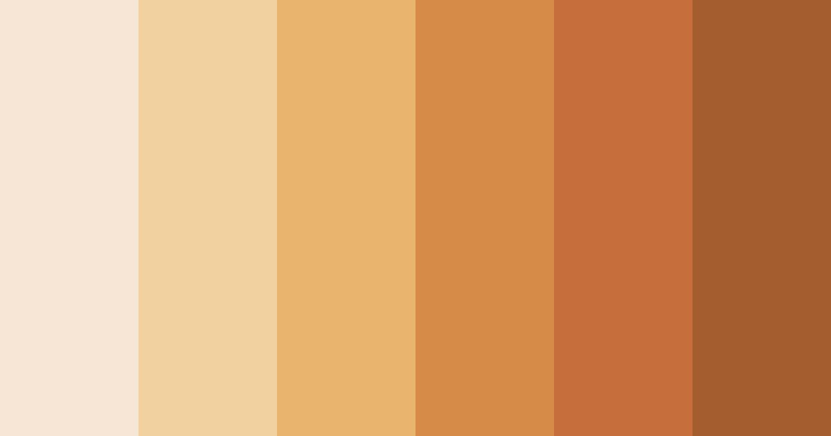 Download warm peach color palette PNG image (landscape)