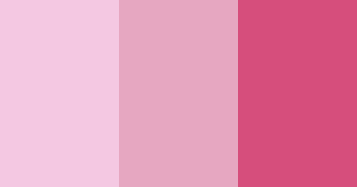 Download pink softness color palette PNG image (landscape)