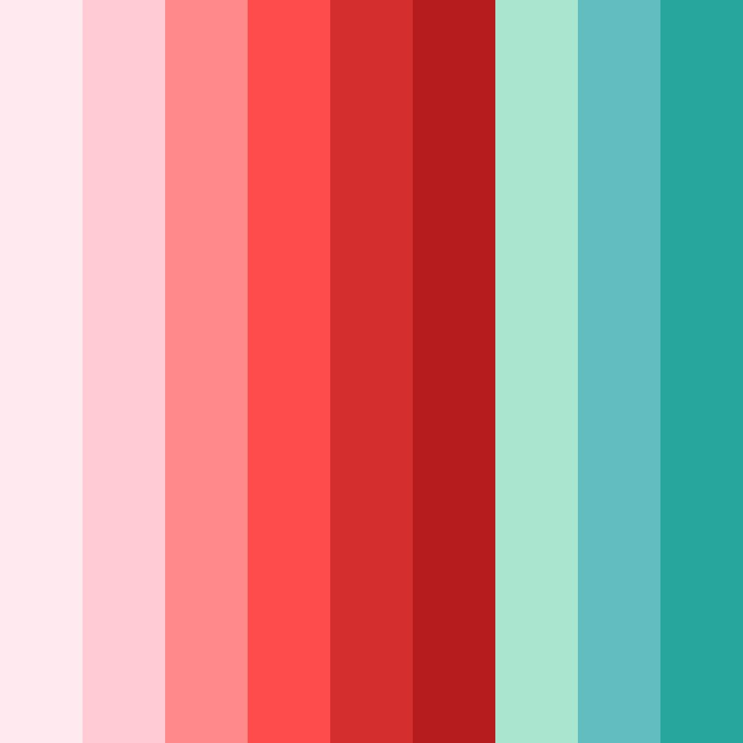 Download candy cane dreams color palette PNG image (square)