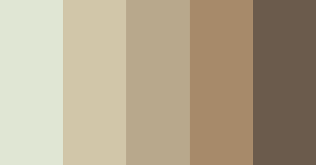 Download sage sand color palette PNG image (landscape)