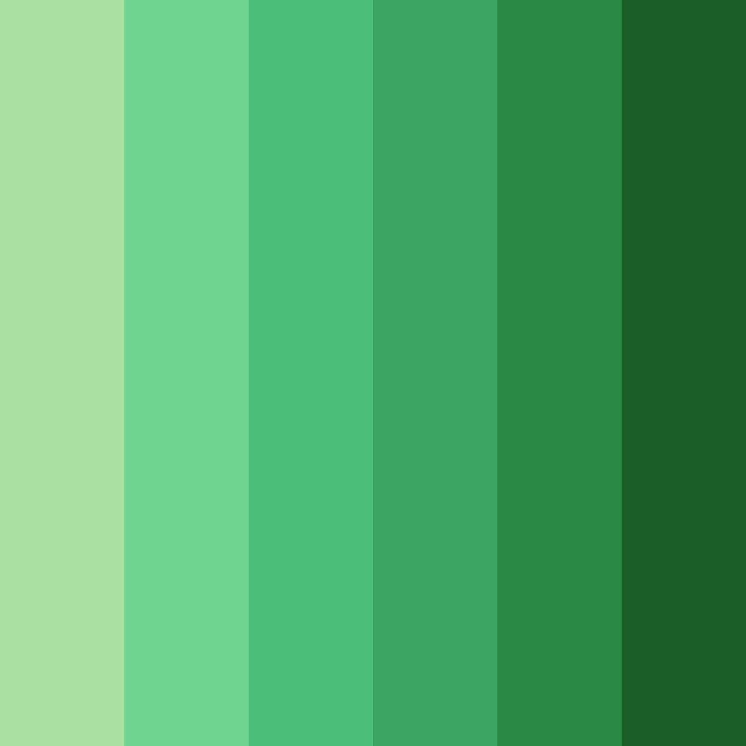 Download venomous verdancy color palette PNG image (square)