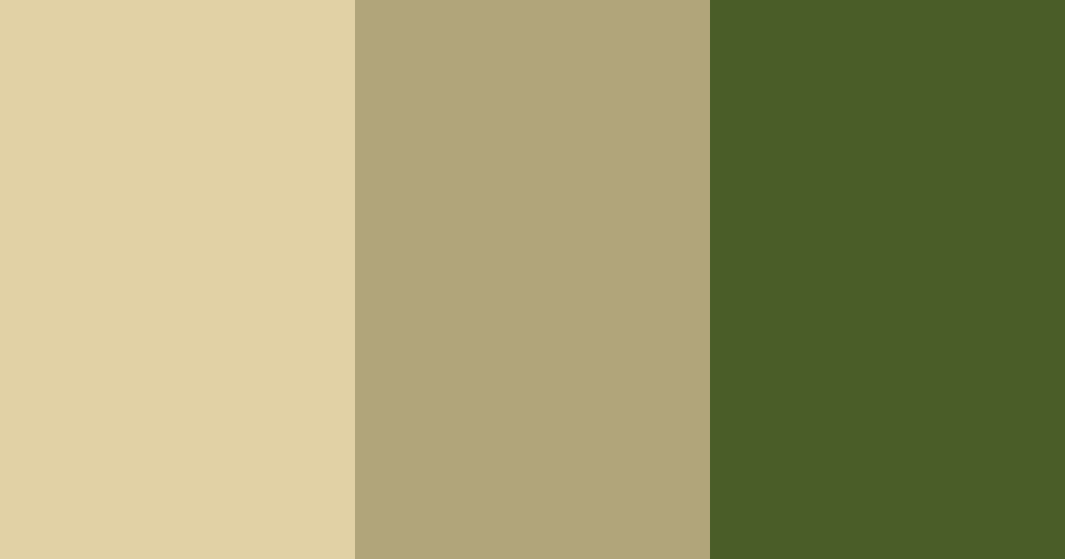 Download golden grove serenity color palette PNG image (landscape)