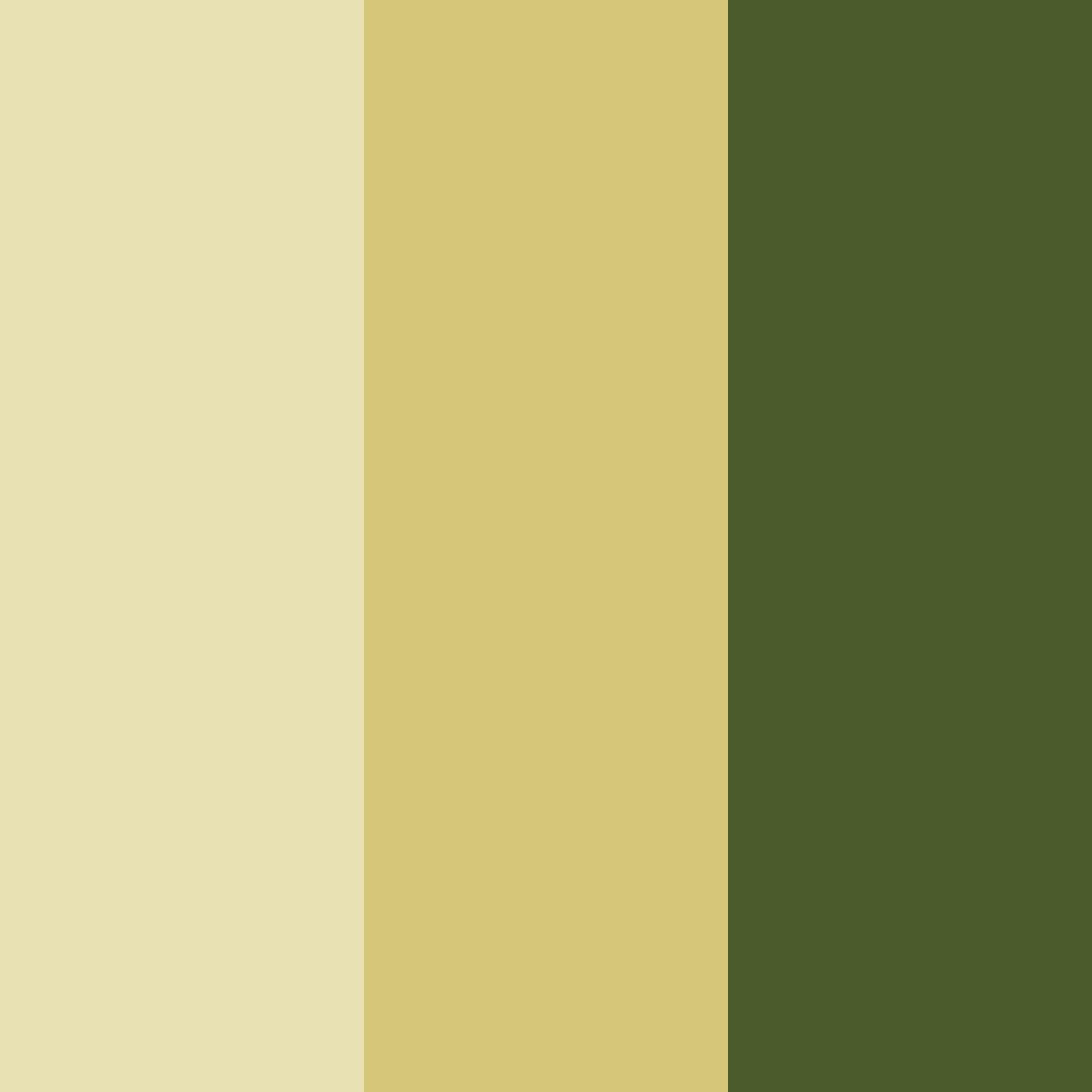 Download golden moss serenity color palette PNG image (square)