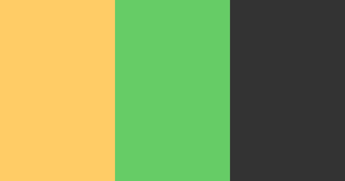 Download orange green black color palette PNG image (landscape)