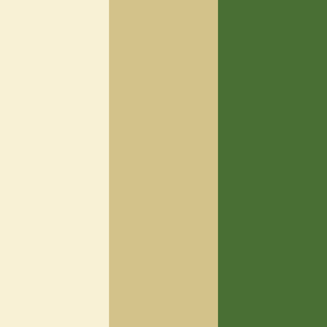 Download warm green and soft ocher color palette PNG image (square)