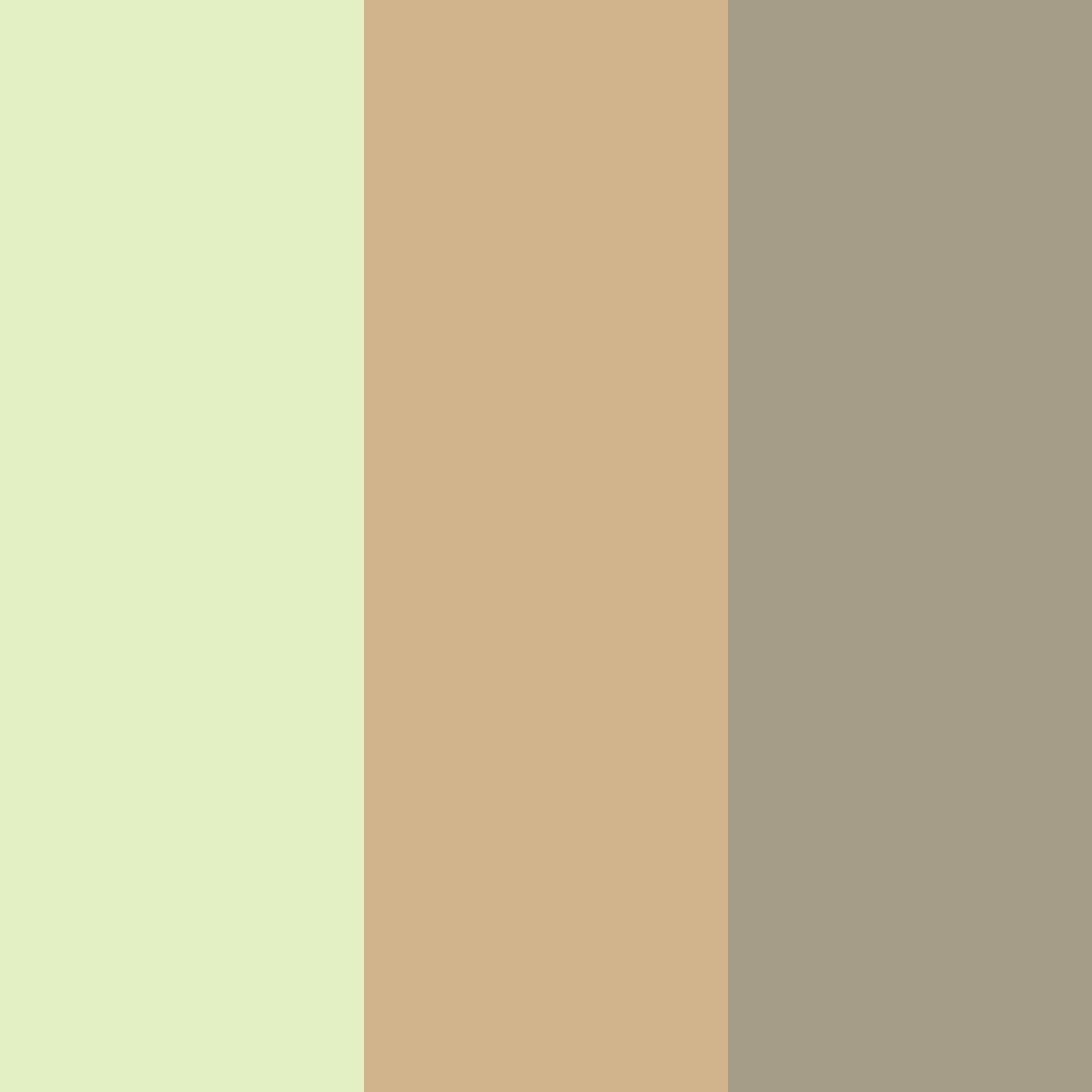 Download warm green shades color palette PNG image (square)