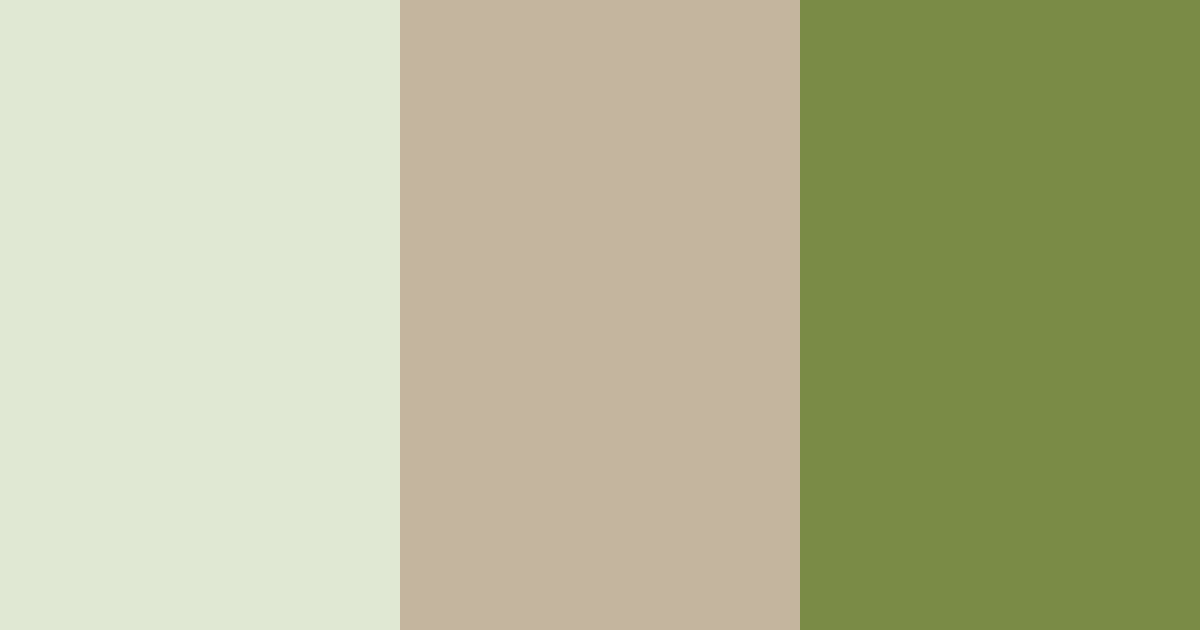 Download warm green color palette PNG image (landscape)