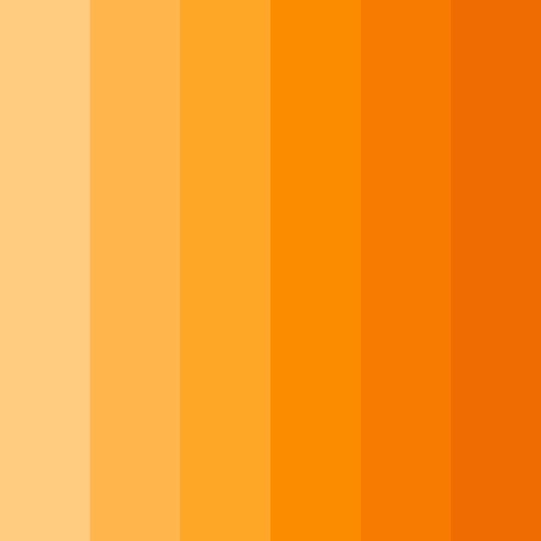 Download citrus sunrise color palette PNG image (square)