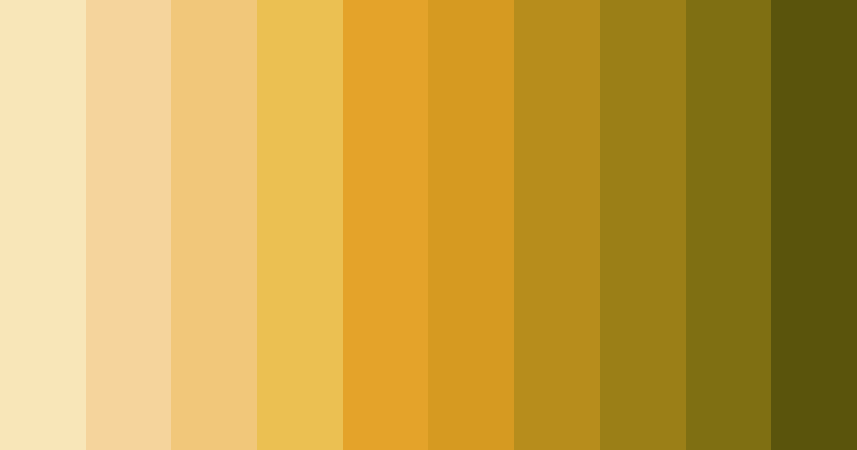 Download honey gold color palette PNG image (landscape)