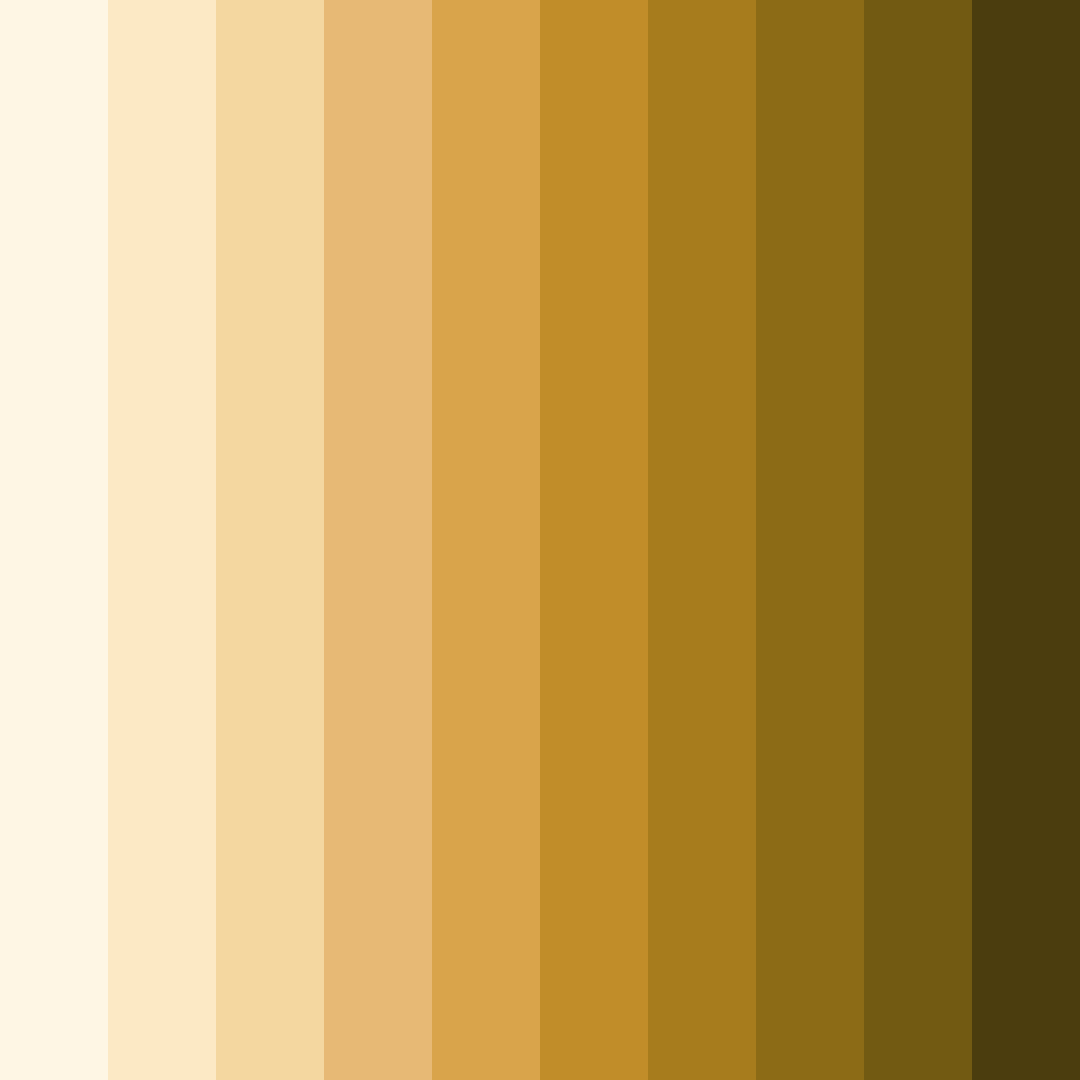 Download creamy white color palette PNG image (square)