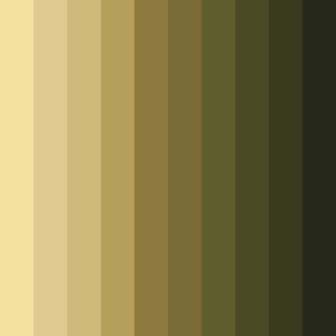 Download golden dusk color palette PNG image (square)