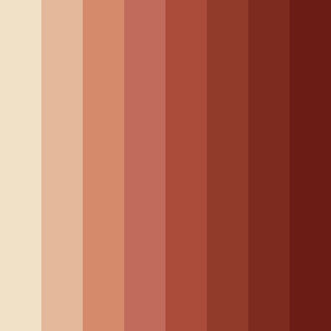 Download sundrenched ember color palette PNG image (square)