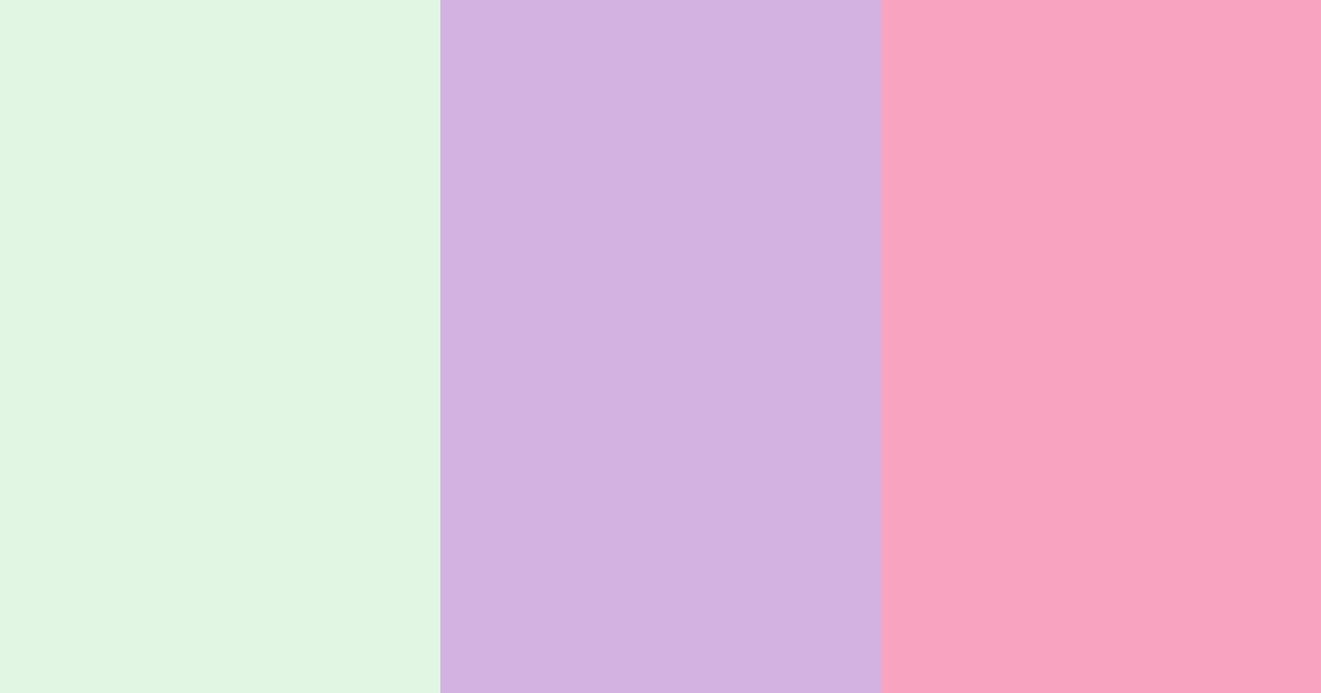Download whimsical blossom color palette PNG image (landscape)