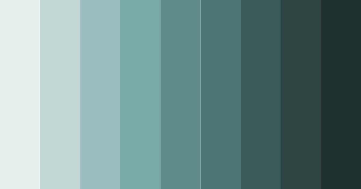 Download tranquil teal tides color palette PNG image (landscape)