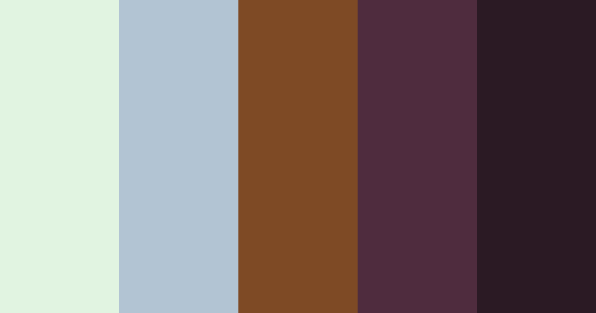 Download whimsical tea garden color palette PNG image (landscape)