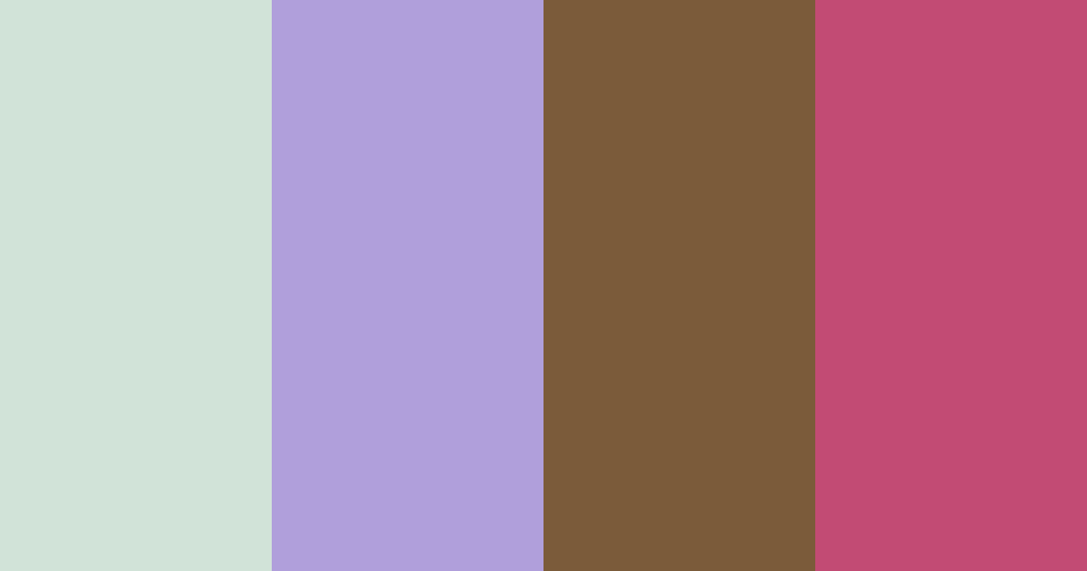Download shades of green and purple color palette PNG image (landscape)