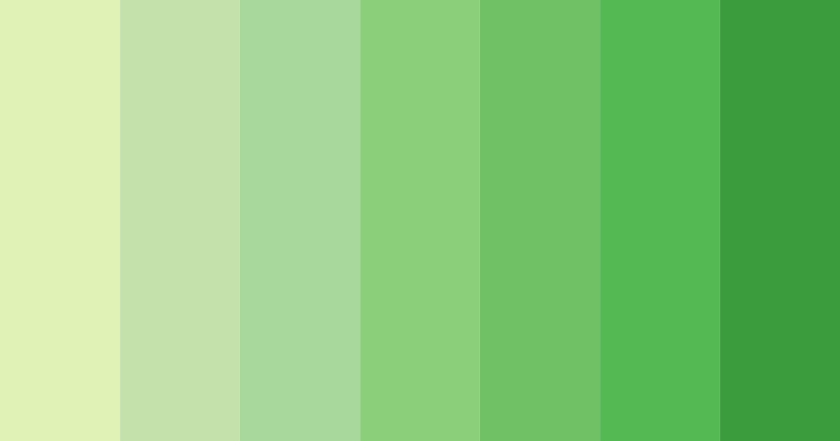 Download light yellow green color palette PNG image (landscape)