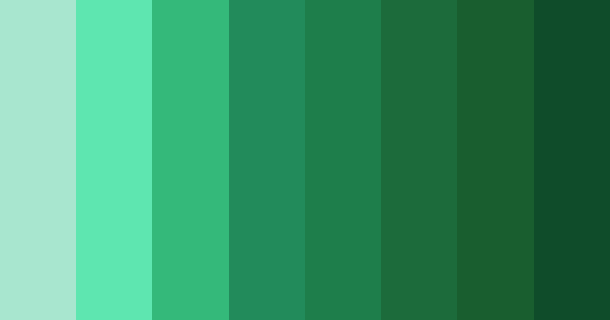 Download emerald majesty color palette PNG image (landscape)