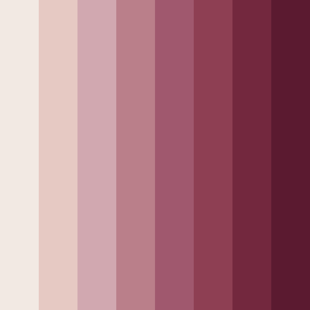 Download moody pink color palette PNG image (square)