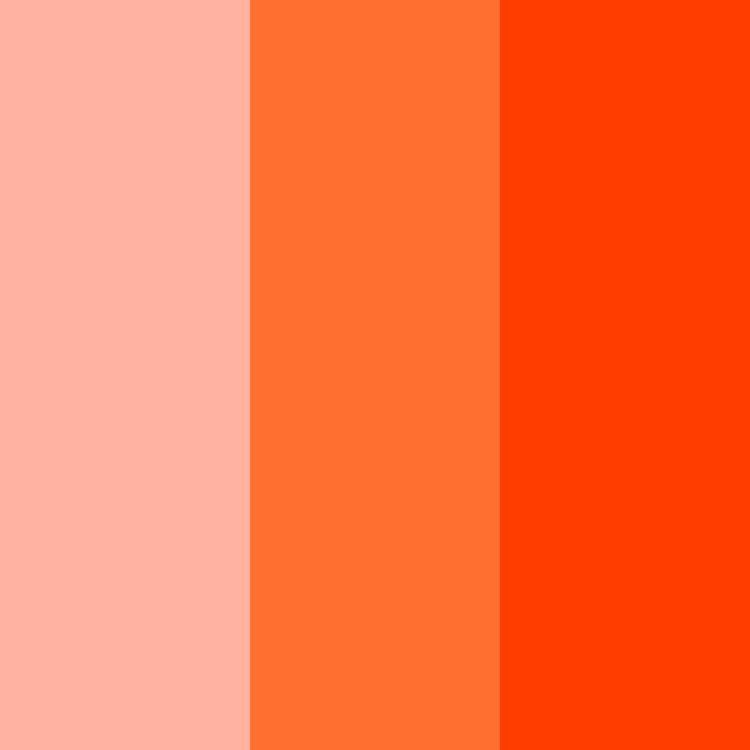 Download sunset orange color palette PNG image (square)