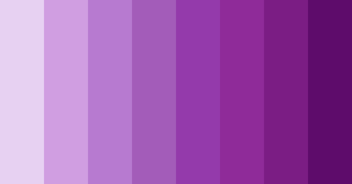 Download enchanted amethyst color palette PNG image (landscape)