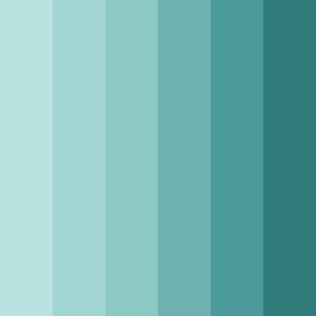 Download ocean breeze serenity color palette PNG image (square)