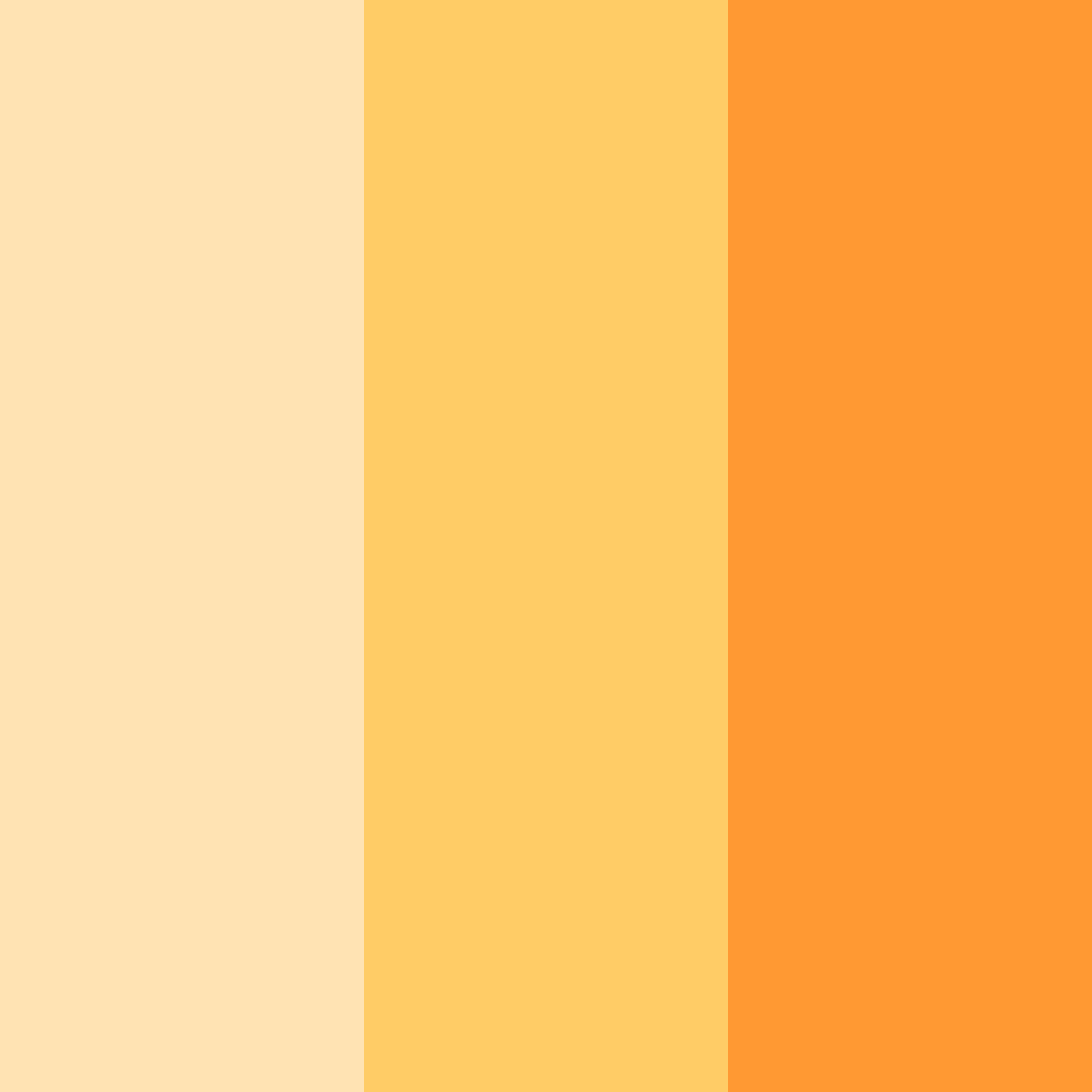 Download bright orange color palette PNG image (square)