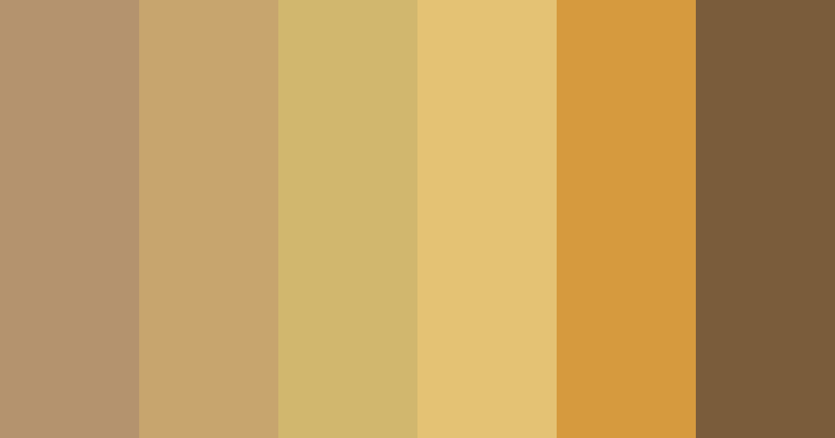 Download golden ember color palette PNG image (landscape)