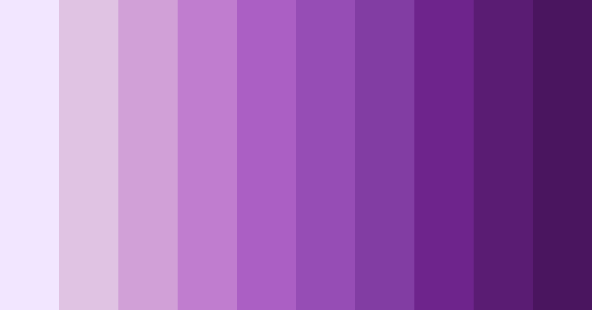 Download lavender dream color palette PNG image (landscape)