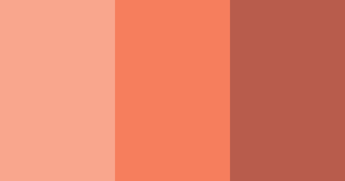 Download coral sunset color palette PNG image (landscape)