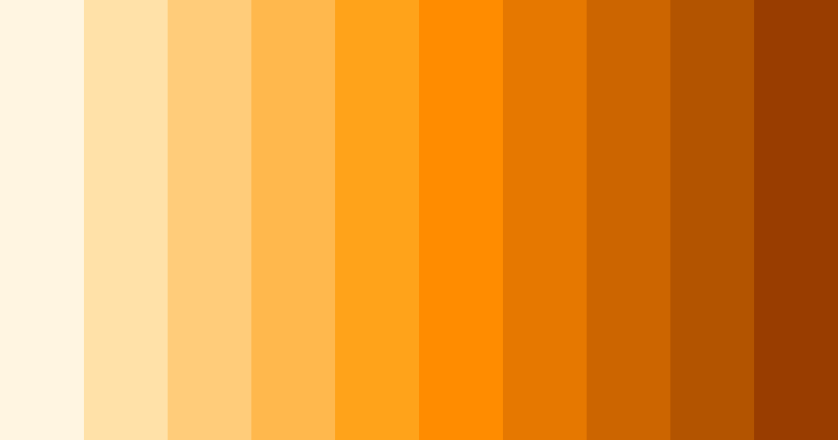 Download sunset nectar color palette PNG image (landscape)