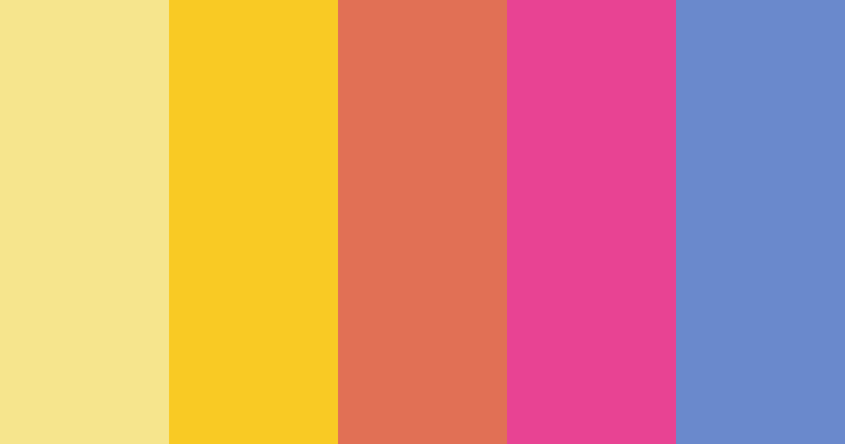Download sunset serenade color palette PNG image (landscape)