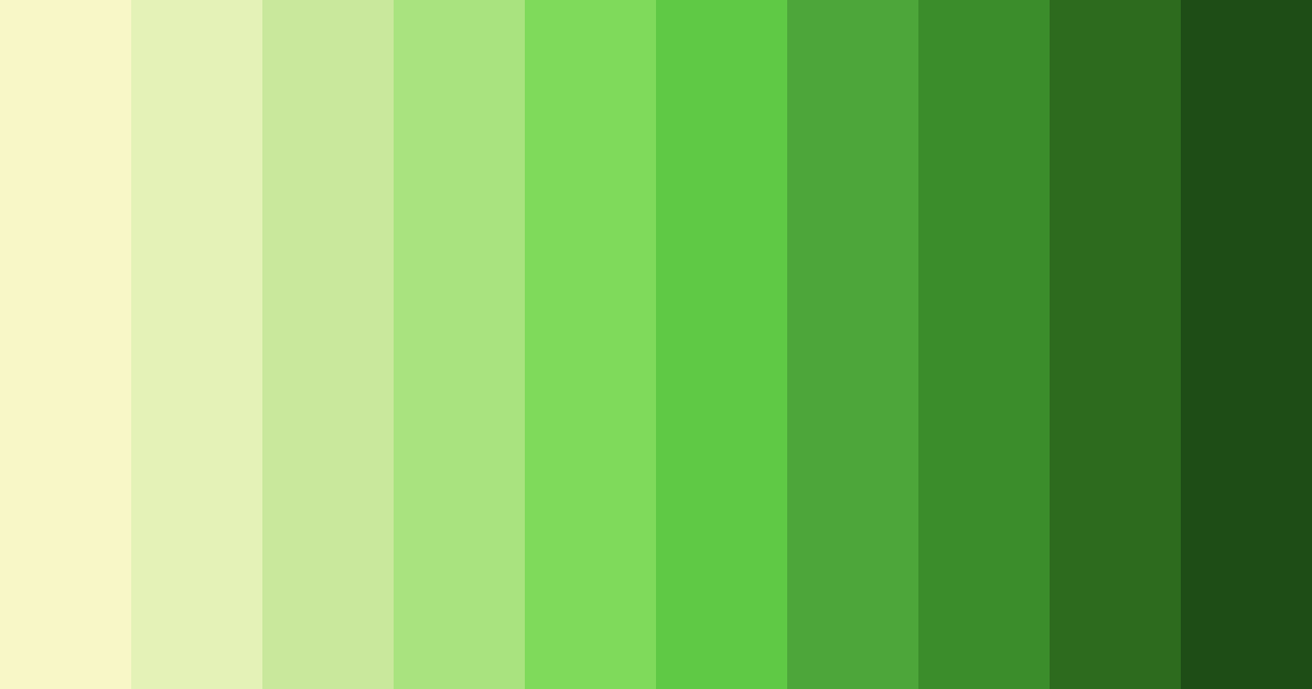 Download lush green reverie color palette PNG image (landscape)