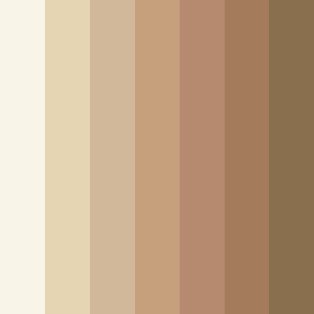 Download oatmeal dreams color palette PNG image (square)