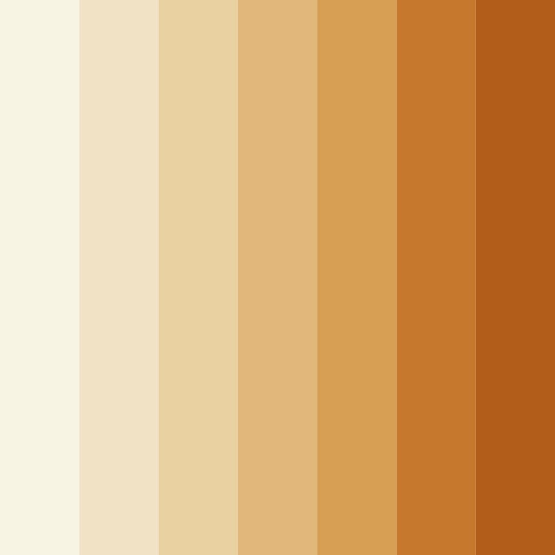 Download golden dusk color palette PNG image (square)